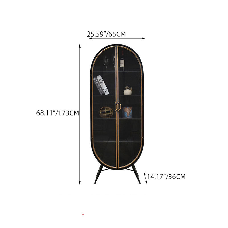 Stylish Tempered Glass Cabinet - Modern Storage Solution for Home & Office fczym-2322