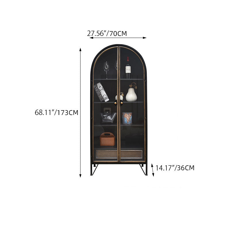 Stylish Tempered Glass Cabinet - Modern Storage Solution for Home & Office fczym-2322