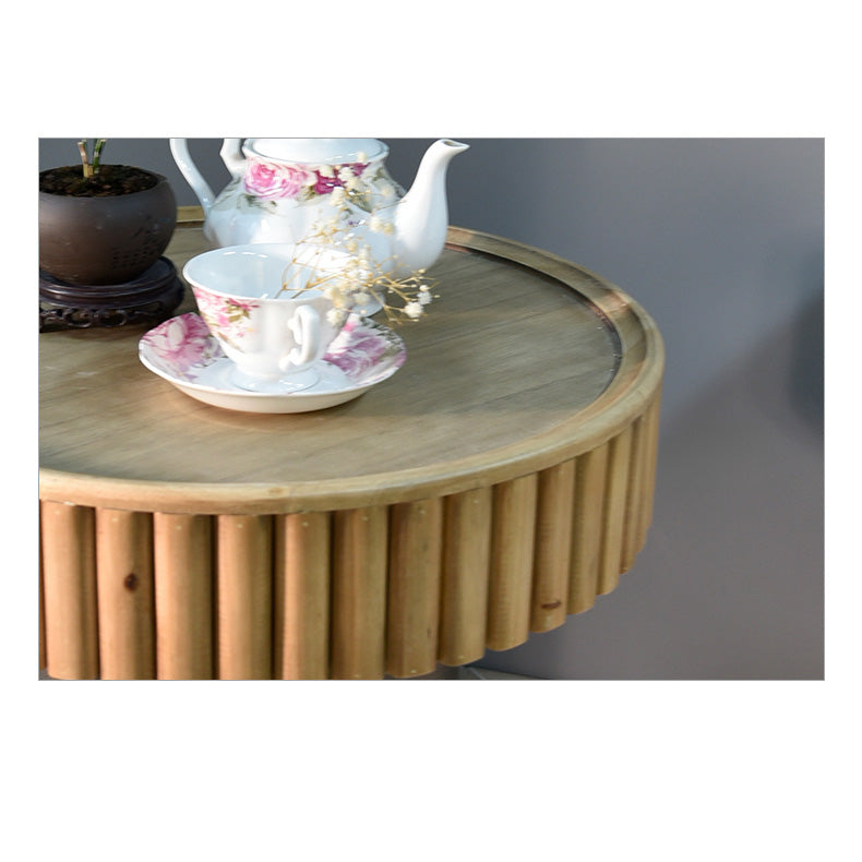 Stylish Solid Wood PVC Tea Table for Modern Living Rooms and Offices fczym-2324