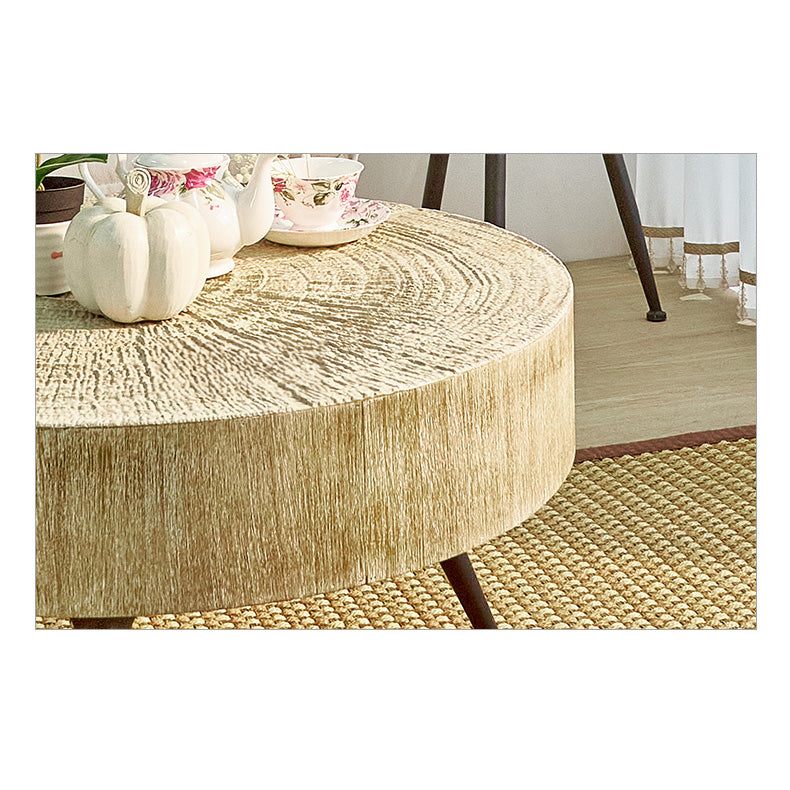 Premium Oak Wood Tea Table - Stylish & Durable Living Room Centerpiece fczym-2325