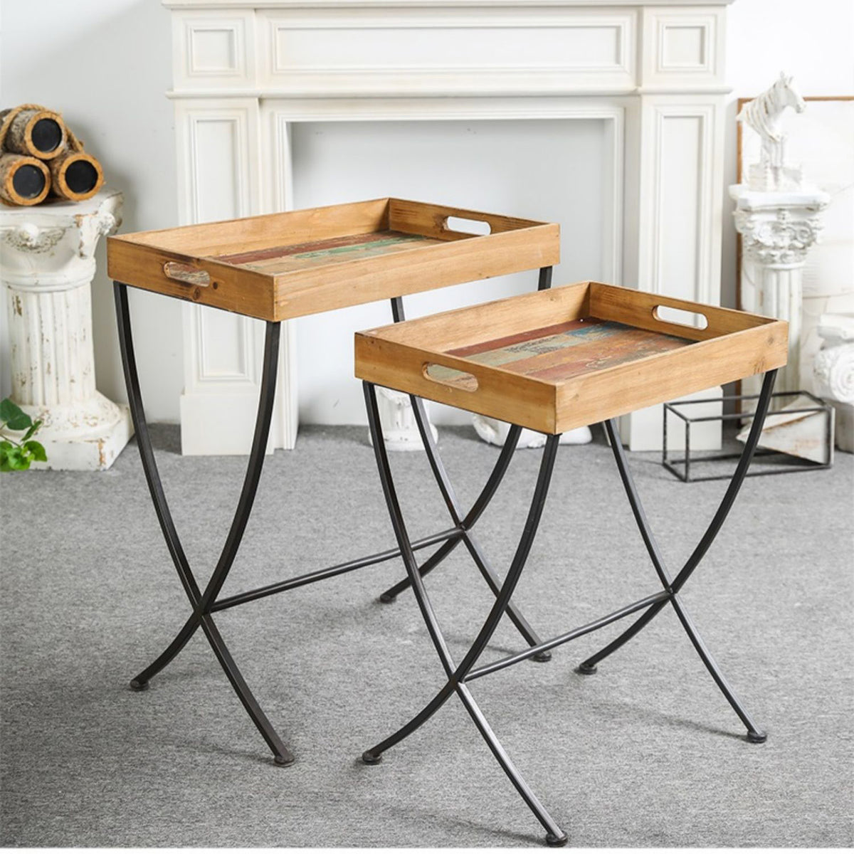 Elegant Wooden Tea Table - Perfect for Cozy Living Spaces fczym-2344