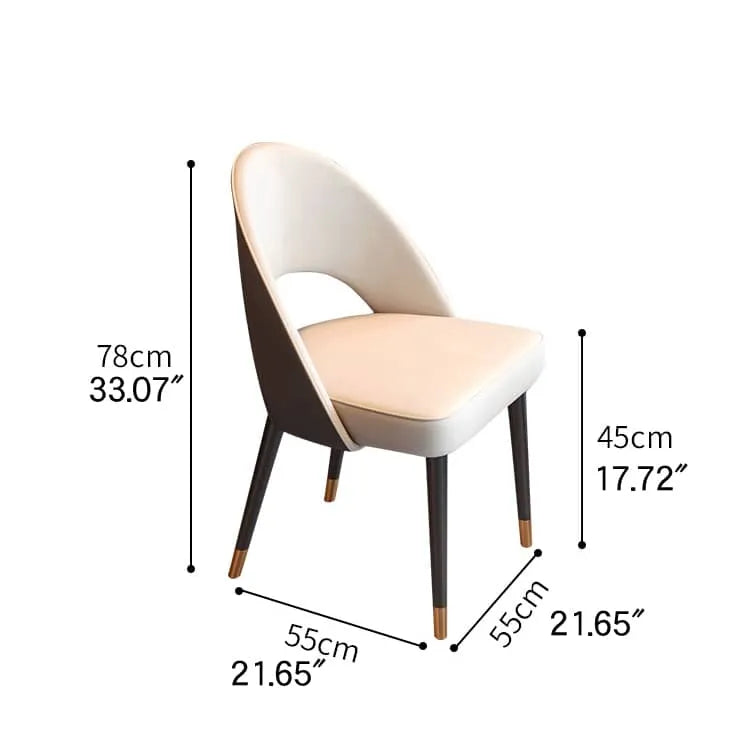 Modern Faux Leather Dining Chairs - Elegant Style for Your Dining Room fel-1970