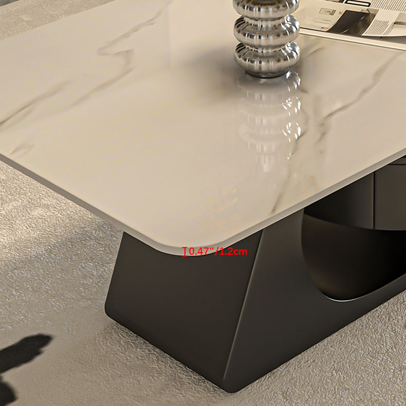 Sleek Sintered Stone Tea Table – Modern Durable Design for Elegant Living Spaces fel-2443