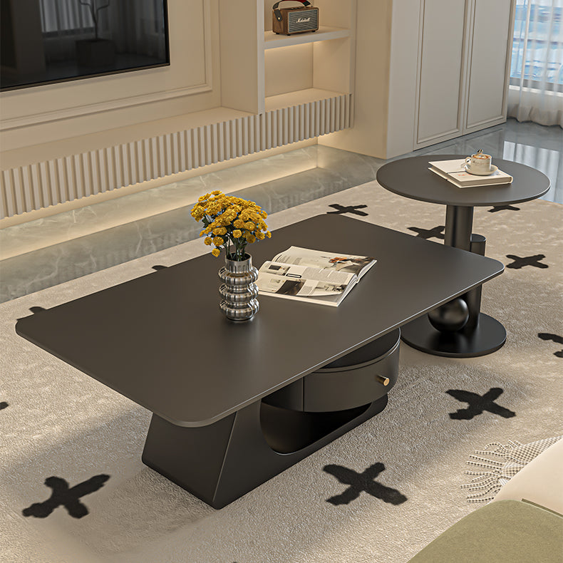 Sleek Sintered Stone Tea Table – Modern Durable Design for Elegant Living Spaces fel-2443