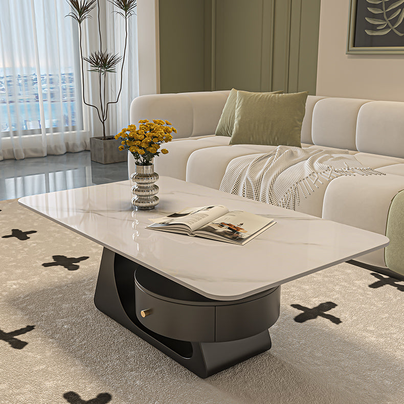 Sleek Sintered Stone Tea Table – Modern Durable Design for Elegant Living Spaces fel-2443