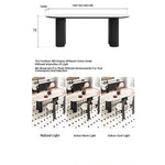 Stylish Oval Ceramic Sintered Stone Dining Table - Modern Multi-Layer Design for Elegant Interiors fhmj-5029