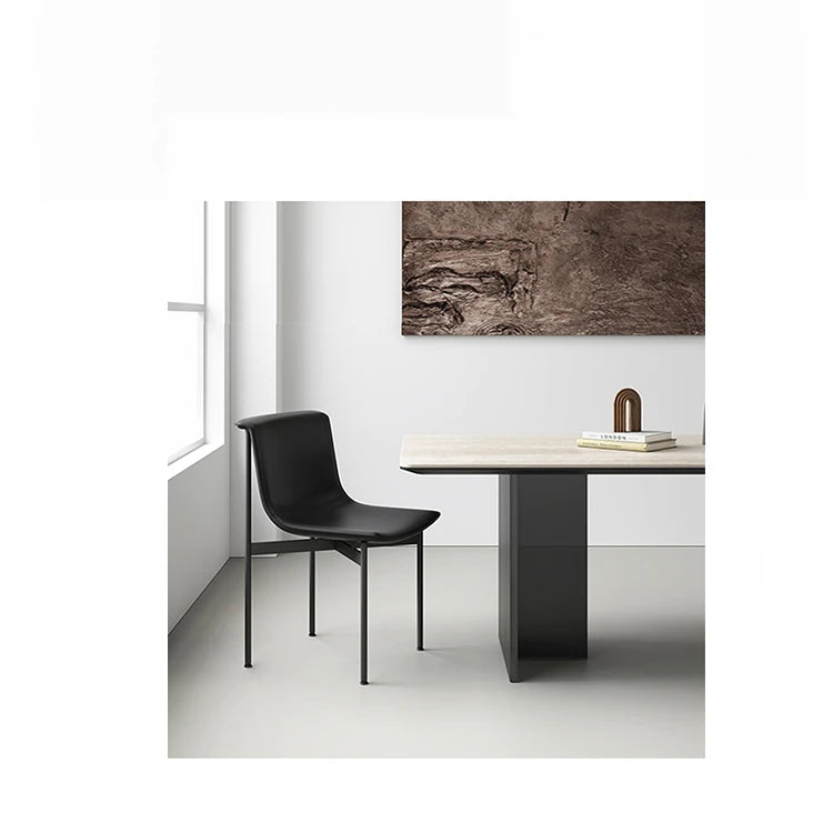 Elegant Ceramic Sintered Stone Dining Table with Multi-Layer Board and Acrylic Finish - Modern Design for Stylish Interiors fhmj-5031