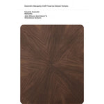 Modern Ash Wood Round Dining Table with Multi-Layer Board and Aluminum Alloy Base – Stylish & Durable Design for Your Home fhmj-5035