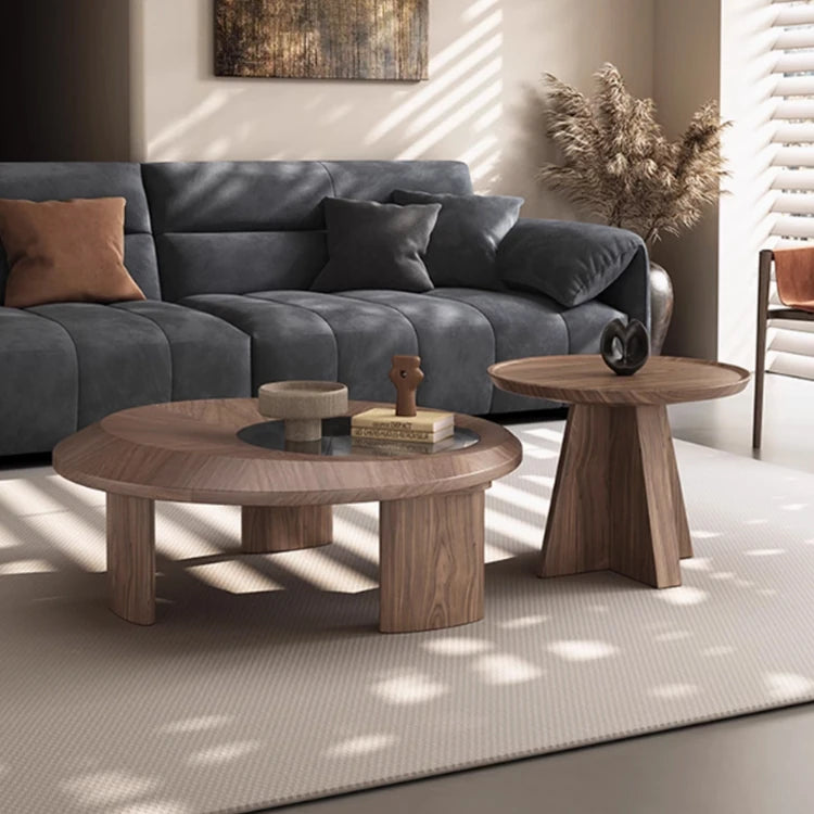 Stylish Coffee Table Set with Elegant Density Board and Tempered Glass – Modern Living Room Furniture fhmj-5041