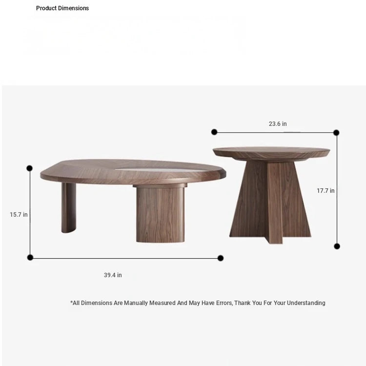 Stylish Coffee Table Set with Elegant Density Board and Tempered Glass – Modern Living Room Furniture fhmj-5041
