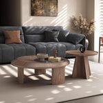 Stylish Coffee Table Set with Elegant Density Board and Tempered Glass – Modern Living Room Furniture fhmj-5041