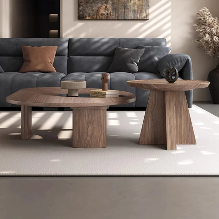 Stylish Coffee Table Set with Elegant Density Board and Tempered Glass – Modern Living Room Furniture fhmj-5041