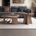 Stylish Coffee Table Set with Elegant Density Board and Tempered Glass – Modern Living Room Furniture fhmj-5041