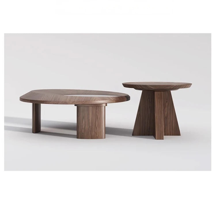 Stylish Coffee Table Set with Elegant Density Board and Tempered Glass – Modern Living Room Furniture fhmj-5041
