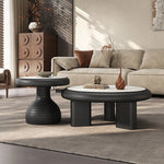 Modern Ceramic Sintered Stone Tea Table Set for Stylish Living Rooms - Elegant Design & Functional Use fhmj-5042