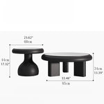 Modern Ceramic Sintered Stone Tea Table Set for Stylish Living Rooms - Elegant Design & Functional Use fhmj-5042