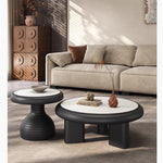 Modern Ceramic Sintered Stone Tea Table Set for Stylish Living Rooms - Elegant Design & Functional Use fhmj-5042