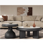 Modern Ceramic Sintered Stone Tea Table Set for Stylish Living Rooms - Elegant Design & Functional Use fhmj-5042