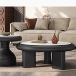 Modern Ceramic Sintered Stone Tea Table Set for Stylish Living Rooms - Elegant Design & Functional Use fhmj-5042