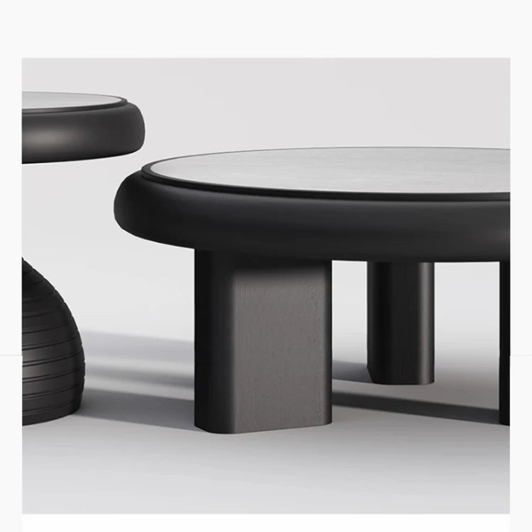 Modern Ceramic Sintered Stone Tea Table Set for Stylish Living Rooms - Elegant Design & Functional Use fhmj-5042