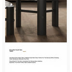 Elegant Round Solid Wood and Marble Coffee Table Set - Modern Design for Living Room Décor fhmj-5044