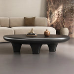 Chic GFRP Tea Table - Modern Oval Design for Stylish Living Rooms and Lounge Spaces fhmj-5046
