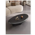 Chic GFRP Tea Table - Modern Oval Design for Stylish Living Rooms and Lounge Spaces fhmj-5046