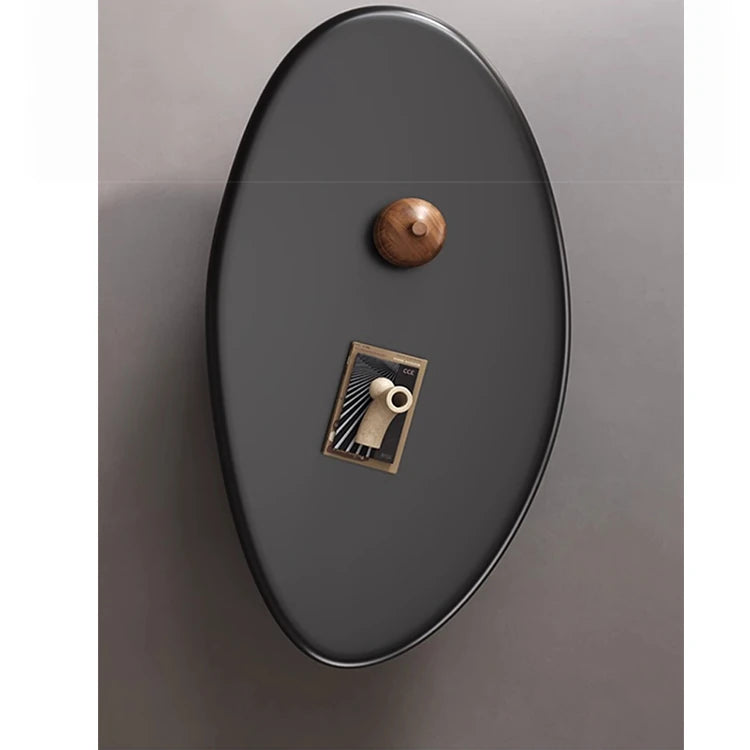 Chic GFRP Tea Table - Modern Oval Design for Stylish Living Rooms and Lounge Spaces fhmj-5046