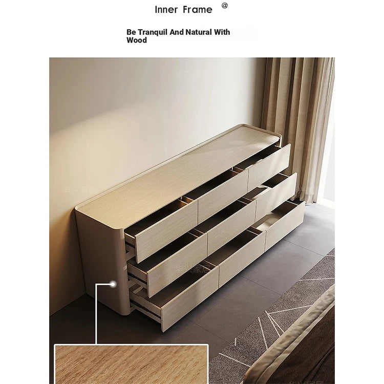 Stylish Sintered Stone & PU Leather Cabinet - Modern Storage Solution for Home Decor fhx-4572
