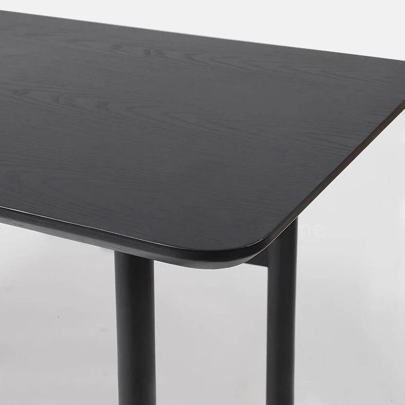 Compact Black Multi-Layer Table for Modern Home Office or Dining - Sleek Design, Perfect Fit fif-4511