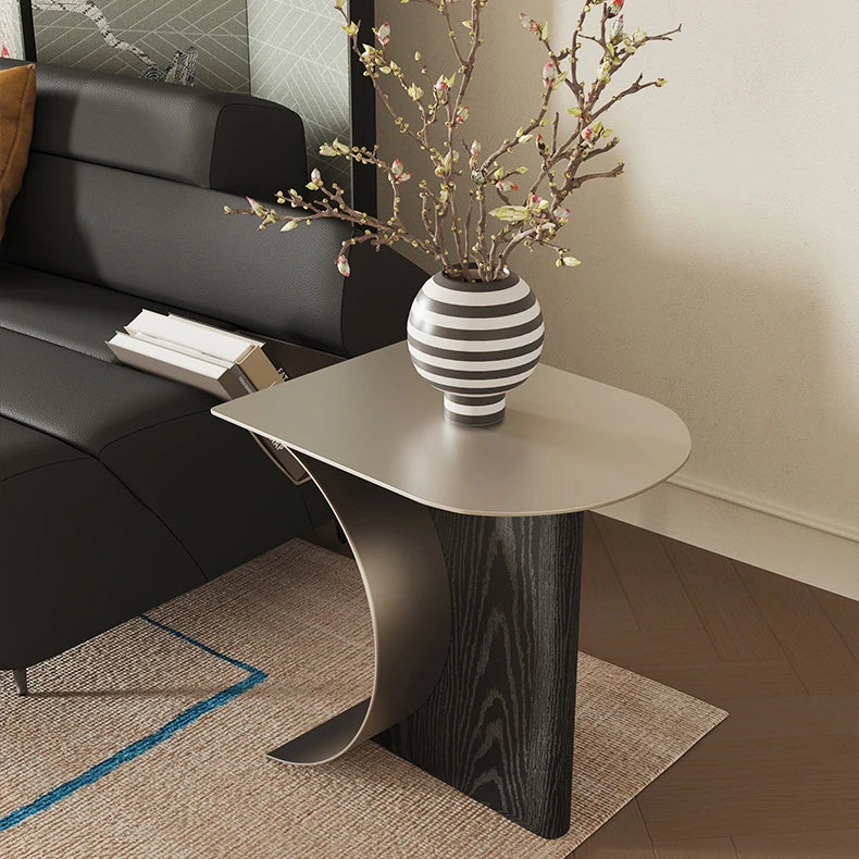 Contemporary Ash Wood Tea Table - Stylish and Functional Accent for Your Living Room fif-4519