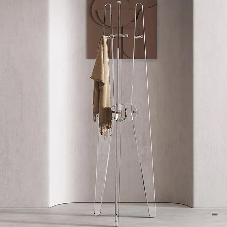 Elegant Acrylic Coat Hanger - Modern Design Clothes Stand for Stylish Homes fif-4524