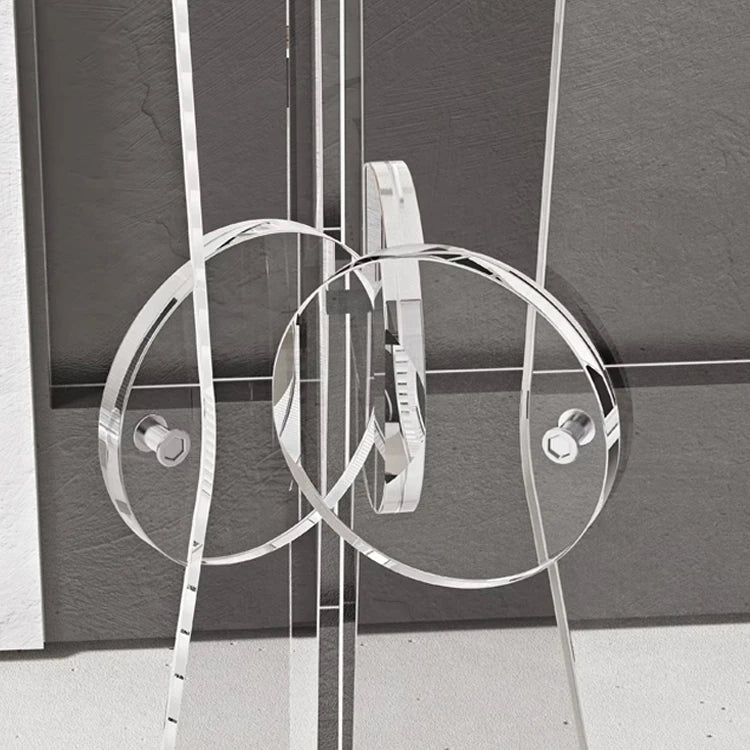 Elegant Acrylic Coat Hanger - Modern Design Clothes Stand for Stylish Homes fif-4524