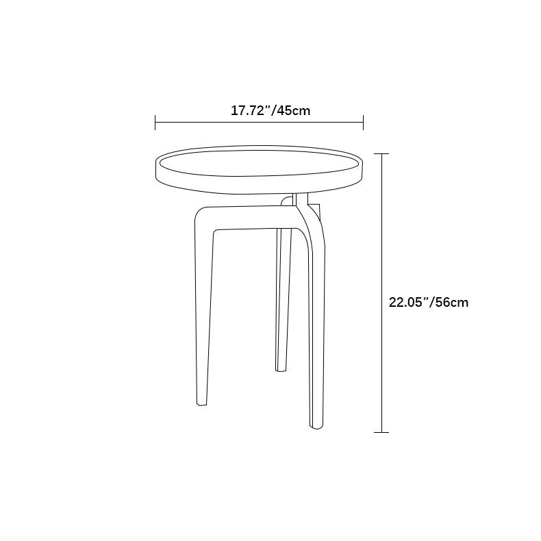 Compact Solid Wood and Tempered Glass Tea Table - Elegant Modern Design fif-4526