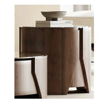 Stylish Stone Density Board Coffee Table - Modern Round Design for Your Living Room fjd-4690
