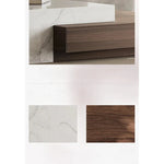 Modern Elegant Coffee Table with Sintered Stone and Pine Density Board - Stylish Centerpiece for Living Room Decor fjd-4698