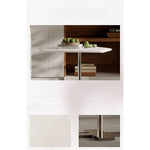 Sleek Marble Stainless Coffee Table – Modern Minimalism for Your Living Space fjd-4702