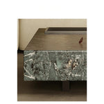 Elegant Sintered Stone Stainless Coffee Table - Modern Minimalist Design for Stylish Living Rooms fjd-4718