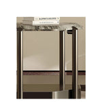 Stylish Marble and Stainless Steel Coffee Table – Modern Accents for Your Living Room fjd-4723