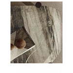 Stylish Marble and Stainless Steel Coffee Table – Modern Accents for Your Living Room fjd-4723
