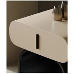 Sleek Modern Bedside Cupboard – Stylish Solid Wood & Density Board Design for Elegant Bedrooms fjd-4731