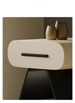 Modern Bedside Cupboard with Stylish Design - Solid Wood and Density Board Finish, Perfect for Any Bedroom Decor fjd-4732