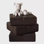 Stylish Density Board Bedside Cupboard with Modern Drawer Design - Perfect Nightstand for Your Bedroom fjd-4738