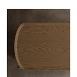 Stylish Sintered Stone and Pine Walnut Cabinet for Modern Interiors - Space-Saving Design with Ample Storage fjd-4741