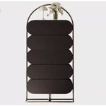 Stylish Density Board Cabinet with Stainless Pine Frame - Modern Storage Solution for Home Décor fjd-4743
