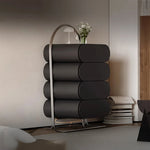 Stylish Density Board Cabinet with Stainless Pine Frame - Modern Storage Solution for Home Décor fjd-4743