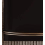 Stylish Density Board Cabinet with Stainless Pine Frame - Modern Storage Solution for Home Décor fjd-4743