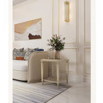 Elegant Solid Wood Coffee Table with Tempered Glass Top – Stylish Living Room Accent Furniture fjfn-5276