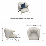 Elegant Solid Wood Sofa Set with Cowhide Leather & PU Leather Upholstery – Luxurious Comfort for Your Living Room fjfn-5281