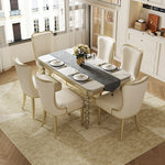 Elegant Solid Wood & Cowhide Leather Dining Chair – Stylish Comfort for Modern Interiors fjfn-5283